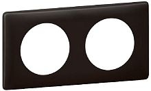 Рамка универсальная Legrand Celiane 2-м. черная перкаль  картинка